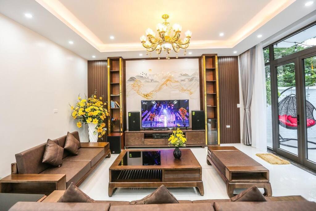 Sea Breeze Villa Flc Sang Trong Gan Bien Co Be Boi سام سون المظهر الخارجي الصورة